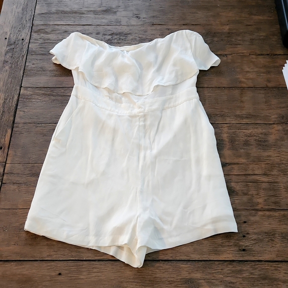 Naked Zebra Romper in White Size Small NWT - Picture 1 of 7